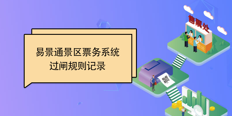 赢咖6景区票务系统：过闸规则记录