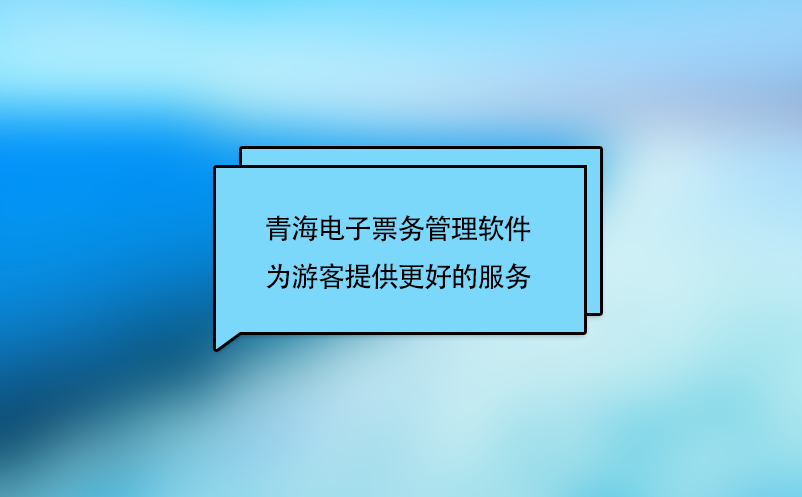 青海电子票务管理软件为游客提供更好的服务 