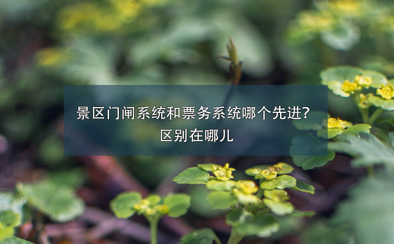 景区门闸系统和票务系统哪个先进？区别在哪儿 