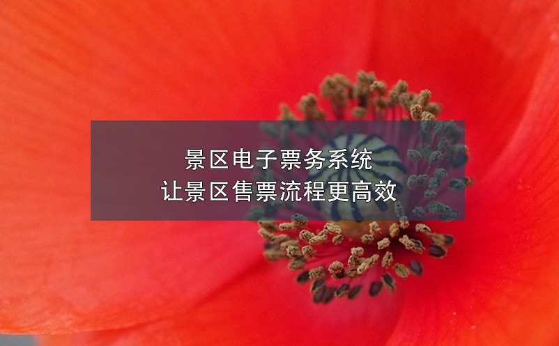 景区电子票务系统让景区售票流程更高效